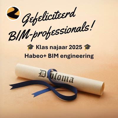Deelnemers BIM engineering geslaagd! 🎓